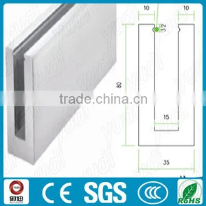 Exterior Deck Aluminum u Channel Glass Railings thumbnail-6