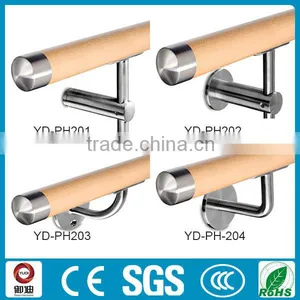 Wooden Color Indoor PVC Stairs Handrail thumbnail-1