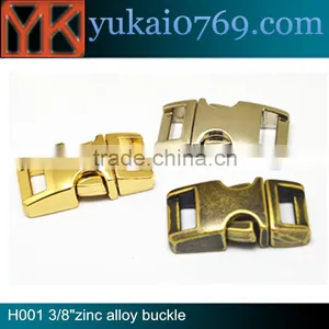 Gold Metal Side Release Buckles,pet Collar Buckle,metal Buckles for Dog Collar thumbnail-2