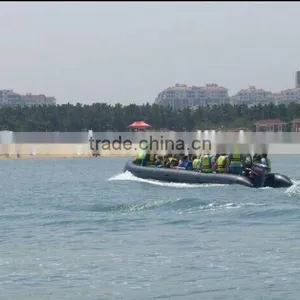 IN STOCK!!0.9mm PVC Material Big Inflatable Boat thumbnail-4