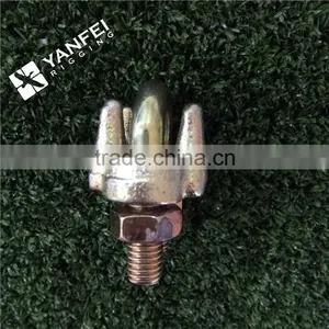 A Type Yellow Zinc Plated Malleable Wire Rope Clip thumbnail-3
