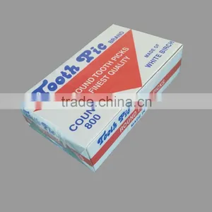 Hot Sale 800pcs Wooden Round Toothpicks thumbnail-1
