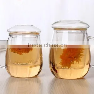 Popular Sale Borosilicate Glass Tea Cup and Double Wall Glass Coffee Mug and Double Wall Glass Cup With Mermaid Shape thumbnail-1