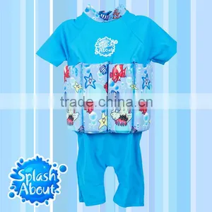 Lowest Price Swimwear Wholesale Best Multicolor Polyester Elastane UPF50+ MIT 1-6y Floating Swim Suit thumbnail-1