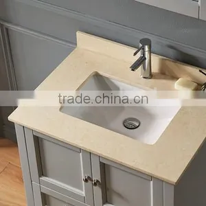 Wholesale Bathroom Cabinet Solid Oak Wood Bathroom Furniture New Design Cabinet No.1006B thumbnail-4