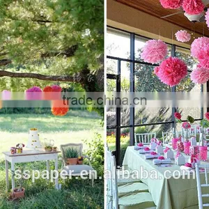 Colorful DIY Tissue Paper Flowers for Wedding Decoration Car Flower thumbnail-2