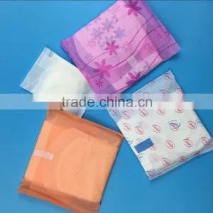 Disposable Ladies Sanitary Napkin for Women Sanitary Towel Manufacturer in China With Cotton Cover thumbnail-2