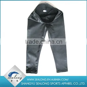 China Wholesale Casual Girls Leggings Custom Thin PU Black Leggings for Children Quality Choice thumbnail-4