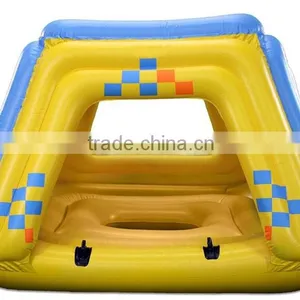 Inflatable Water Floating Fortress for Four Person , Inflatable Water Games, Play Games on Water thumbnail-4