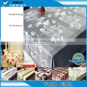 Beautiful Popular PVC Printed Table Cloth With Non Woven Backing thumbnail-5