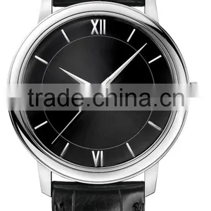 New Simple Leather Band Watches Men Luxury Brand thumbnail-2