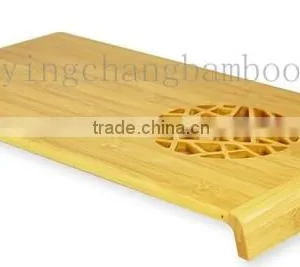 Wood Bamboo Tea Tray Set thumbnail-1