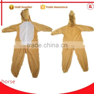 Custom Make White Horse Mascot Costume Inflatable 2 Person Horse Costume thumbnail-1