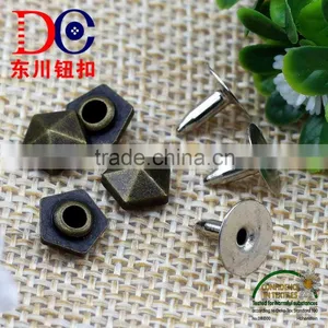 Hot Sale Star Shape Jeans Button Rivet and Studs Custom Leather Rivets for Bag thumbnail-2