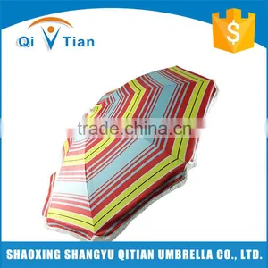 High Strength Promotional New Design Nice-looking Foldable Beach Umbrella thumbnail-5