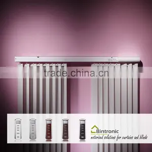 Bintronic Taiwan Manufacturer Vertical Blinds Tracks With Components And Electric Mechanism thumbnail-5