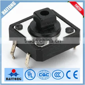 Hot Selling 4pin Black Mechanical Push Button Tact Switch thumbnail-1