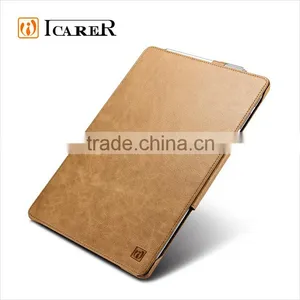ICARER Genuine Leather Case for Microsoft Surface Pro 4 Flip Cover With Stand Function Luxury Series thumbnail-3