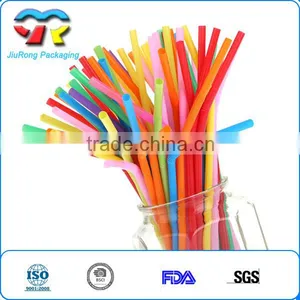 Hot Sale Custom Printing Striped Drinking Plastic Straws thumbnail-3