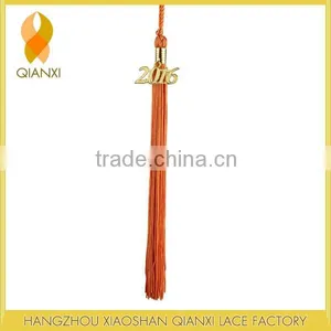9" Adult Graduation Tassels (Orange) For 2017 Graduation thumbnail-1