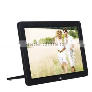 HD 12" Big Size Screen Ratio 4:3 Digital Video Lcd Player With Loud Speaker Foat Show Popular Advertising Video Display Frame thumbnail-1
