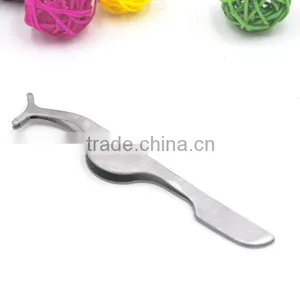 Fashionable Stainless Steel False Eyelash Applicator Extension Tweezer Eyelash Extension Kits thumbnail-4