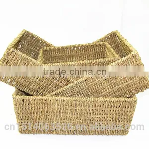 Set of 4 Sea Grass Baskets-cheap Wicker/rattan Baskets thumbnail-4