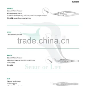Inamura Capsulorrhexis Forceps Delicate Tapered Shanks, thumbnail-2