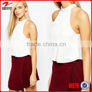 2016 Fashion Union Turtle Neck Halter Top Fashion Apparel Tops for Women thumbnail-1