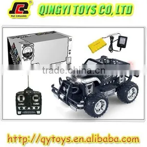 1:14 4 Channels rc Truck With Rechargeable Batteries thumbnail-1