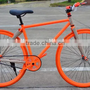 700C Classic Fixed Gear Bicycle/OEM Fixie Bikes Single Speed Steel Fixed Gear Bikes thumbnail-1
