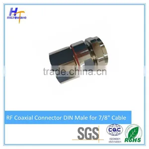 DIN RF Coaxial Connector Male for 7/8" Cable DC-3GHz Connector thumbnail-1