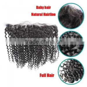 no Moq Cheap Free Part Deep Wave Human Hair Lace Frontal Closure in Stock thumbnail-6