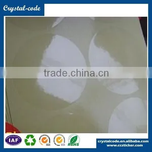 Anti Counterfeit Acrylic Pressure Adhesive Peel off Destructible Eggshell Vinyl Materials Label thumbnail-1
