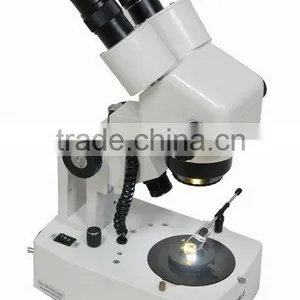 Professional High Quality Generation 2nd Straight Arm Type Gem Microscope With F19 or F17 Binocular Lens thumbnail-2
