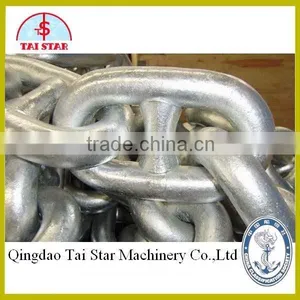 High Test Galvanized Link Chain for Boat thumbnail-2