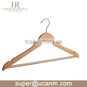 HRW-6613N Wholesales Wood Suit Hanger thumbnail-1