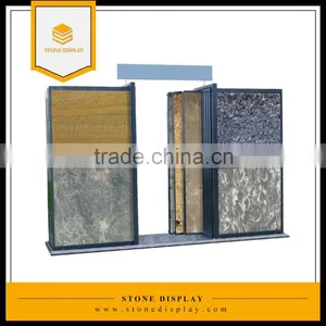 Customized Ceramic Stone Tile Display Stand Racks With LOGO Printed thumbnail-1