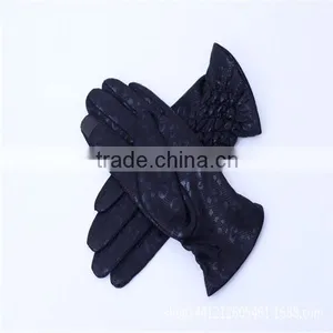 Outdoor Red Blue Printing Elastic Fabric Golves thumbnail-4