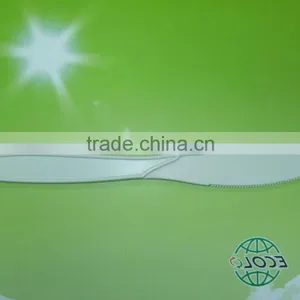 100%biodegradable and Compostable Disposable Cutlery/8 Inch 18.7cm Knife thumbnail-1