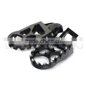 CNC Billet Motorcycle Footrest for Kawasaki Motocross Dirt Bikes thumbnail-3