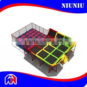 Indoor Playground Professional Trampoline for Rent thumbnail-5