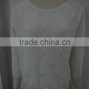 Ladies' Knitwear With Star Print thumbnail-2