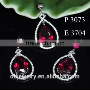Fashion CZ Artificial Bridal Jewellery Set /Bridal Jewelry Set /18K Gold Jewelry Set thumbnail-1