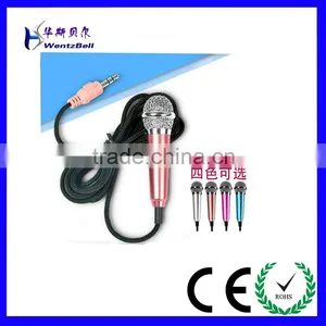 Mini Condenser Microphone Karaoke Voice Recording Mobile Phone Computer Sing Miniature Mic Microphone Wholesale thumbnail-1
