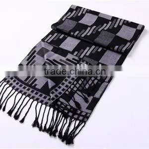 Lastest Fashionable Striped Viscose Scarf For Lady D800-27 thumbnail-1
