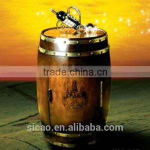 OEM Design Wine Barrel Refrigerator thumbnail-2