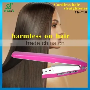 2014 High Quality New Product Cordless Ceramic Hair Straightener With Curling Iron thumbnail-1