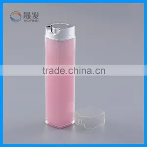 Square Double Wall Cosmetic Lotion Pump Bottle thumbnail-2