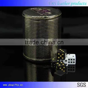 Personalizd Custom Leather Dice Cup With Lid thumbnail-1